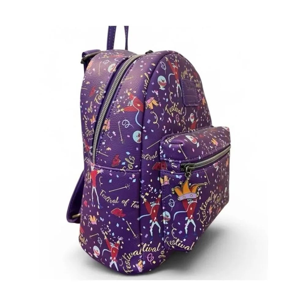 Loungefly Disney Hunchback of Notre Dame Festival of Fools Mini Backpack New